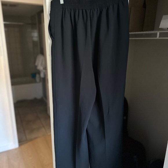 ARITZIA Wilfred high waisted long navy pant size L - Picture 2 of 4